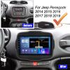 Android Car Navigation Double Din Car Stereo with Rear Camera Bluetooth WiFi AUX USB for Jeep Renegade 2014-2019 Suppot CarPlay OBD2 DAB+ DVR SWC view 2