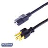 Cable Power Cord 6.6ft / 2m for JVC LX-NZ3W Projector view 3