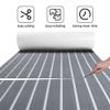 FOCEAN Boat Flooring EVA Foam Boat Decking Faux Teak Marine Flooring Marine Mat Sheet for Motorboat RV Yacht Kayak Surfboard, 94.5''x 35.4'', Grey with White Lines view 2