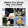 Wickers Fingerless Athletic Gloves Liners (Large, Gray) - Lacrosse Glove Liner, Ski Gloves for Winter, Snow Sports Glove Liners for Men, Thin Thermal Liner for Field Hockey, Pickleball, and Golf view 2