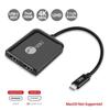 SIIG USB-C to 2 Port HDMI Display MST Hub - Up to Dual 4K@60Hz Extended Display Mode, Compatible with Windows and ChromeOS, Not macOS Compatible (CE-DP0T11-S1) view 2
