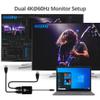 SIIG USB-C to 2 Port HDMI Display MST Hub - Up to Dual 4K@60Hz Extended Display Mode, Compatible with Windows and ChromeOS, Not macOS Compatible (CE-DP0T11-S1) view 3