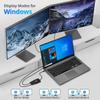 SIIG USB-C to 2 Port HDMI Display MST Hub - Up to Dual 4K@60Hz Extended Display Mode, Compatible with Windows and ChromeOS, Not macOS Compatible (CE-DP0T11-S1) view 4