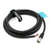 Alvin's Cables Hirose 12 Pin Female HR10A-10P-12S to Open End Shielded I/O Shielded Cable for Sony CCD| Basler Gige| AVT GIGE Industrial Camera 3M| 9.84ft view 1