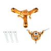 MICROHELI CNC Aluminum Triple Blade Conversion Set (Gold) (for MH-I180001T Series) view 1