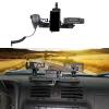 PIUGILH Multi-Functional Car Phone Holder Compatible with Hummer H3 2005-2009,3 in 1 Phone Mount&Walkie Talkie Bracket&Radio Mount, Dashboard Multi-Device Mount view 1