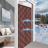 Cold Door Curtain,Magnetic Warmth Retention Screen Door,Thermal Insulated Door Curtain,Loss Reduce Noise,Curtain for Door Window,Doorway Curtains,for Air Conditioner Room,Heater Room, Living Room view 3