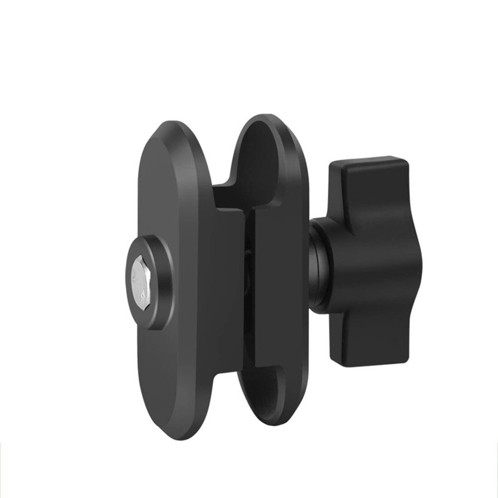 BGNing Aluminum 60mm Short Double Socket Arm for 1inch Ball Mount Car Bicycle Phone Holder Extender for Action Camera