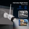 Hiseeu 5MP Wireless Pro Security Camera Wireless Outdoor, Home Security, Spotlight Color Night Vision, 2.4Ghz & 5Ghz Wi-fi, SD Card and Cloud Storage Supported, Compatible with Alexa view 4