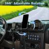 PIUGILH Multi-Functional Car Phone Holder Compatible with Hummer H2 2003-2007,3 in 1 Phone Mount&Walkie Talkie Bracket&Radio Mount, Dashboard Multi-Device Mount view 3