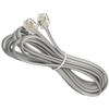 TUDIN 7FT Reverse Telephone Cable, 4 Conductor Wire with RJ11 6P4C Plug Cord - Gray view 1