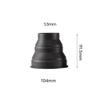 FEICHAO Universal Len-s Folding Hood Anti-Reflective Silicone Hood for DSLR Camera Photography Equipment Accessories (Size M) view 2