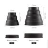 FEICHAO Universal Len-s Folding Hood Anti-Reflective Silicone Hood for DSLR Camera Photography Equipment Accessories (Size M) view 4