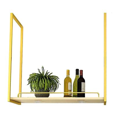 32/39/47/55 Lnches Retro Iron Metal Wine Rack Shelf, Industrial Ceiling Mount Shelf Hanging Rack, for Kitchen/Dining Room/bar 1 Tier Display Stand. Easy to Install (Size : 100 * 30 * 50cm)