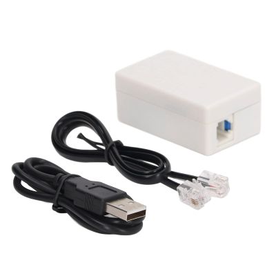 EVTSCAN Recording Device,Phone Call Recorder Telephone Line Recording Device RJ11 Interface for Home Office