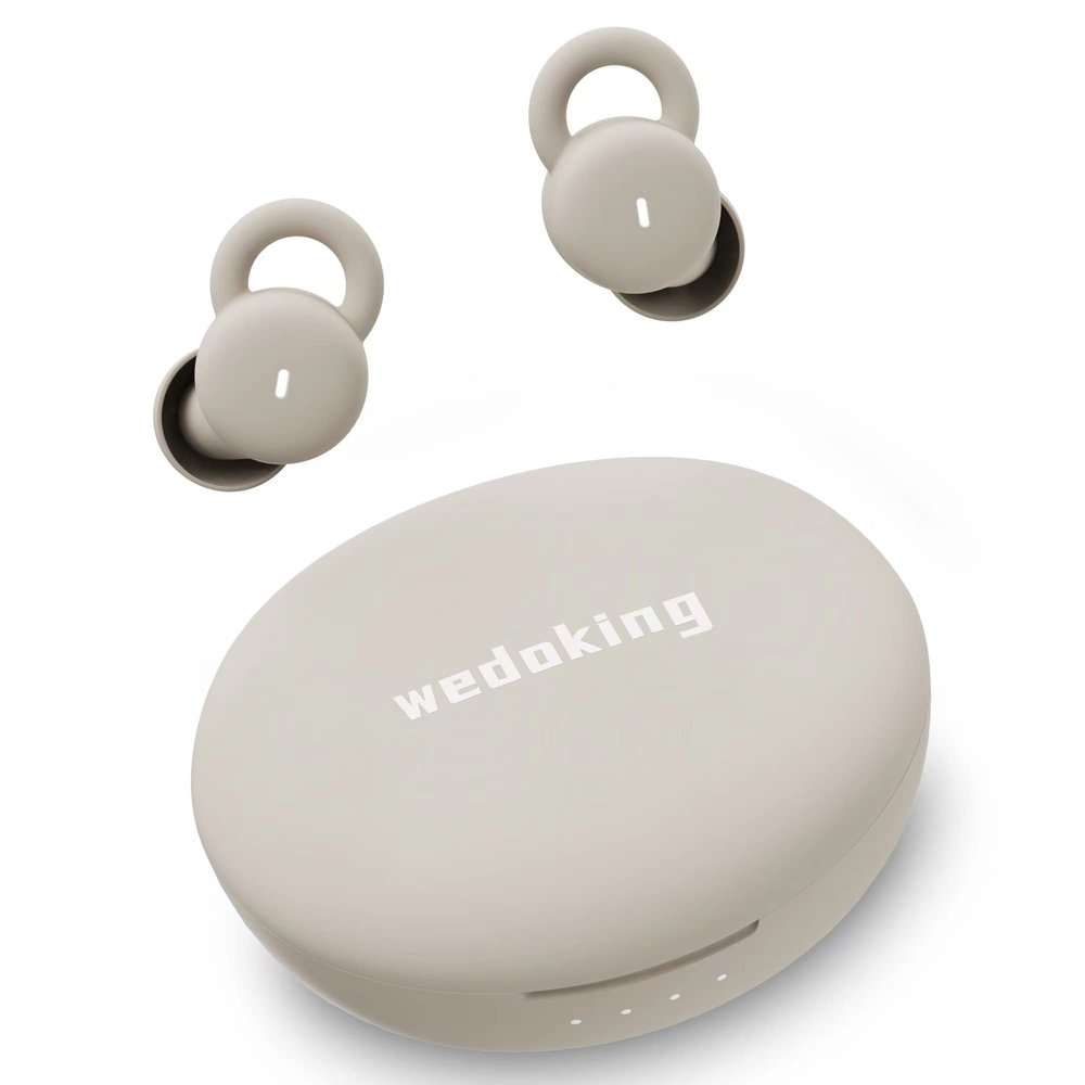 Smallest Invisible Sleep Earbuds, Comfortable Noise Blocking Wireless Headphones, Flat Bluetooth Ear Buds for Side Sleepers, Zero Pressure, No Lights/Alerts, Tiny Hidden Buds for Sleeping Sports