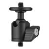 Andoer Andoer Mini Ball Head Adapter Camera Tripod Ball Head Mount Aluminum Alloy 1/4 Inch Screw Connector to 1/4 Inch Screw Connector view 3