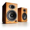 Audioengine A5 Bamboo Powered Bookshelf Speakers and S6 Subwoofer Bundle with Remote view 2