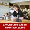 Dejavoo QD2, QD4 & QD5 Low Freestanding Swivel and Tilt Stand with Square Plate view 4