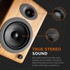 Audioengine A5 Bamboo Wireless Bookshelf Speakers and 210W S6 Subwoofer with Remote view 4