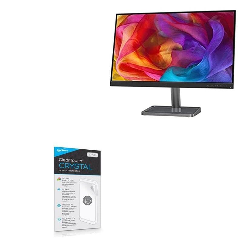 BoxWave Screen Protector Compatible with Lenovo L24i-30 - ClearTouch Crystal (2-Pack), HD Film Skin - Shields from Scratches