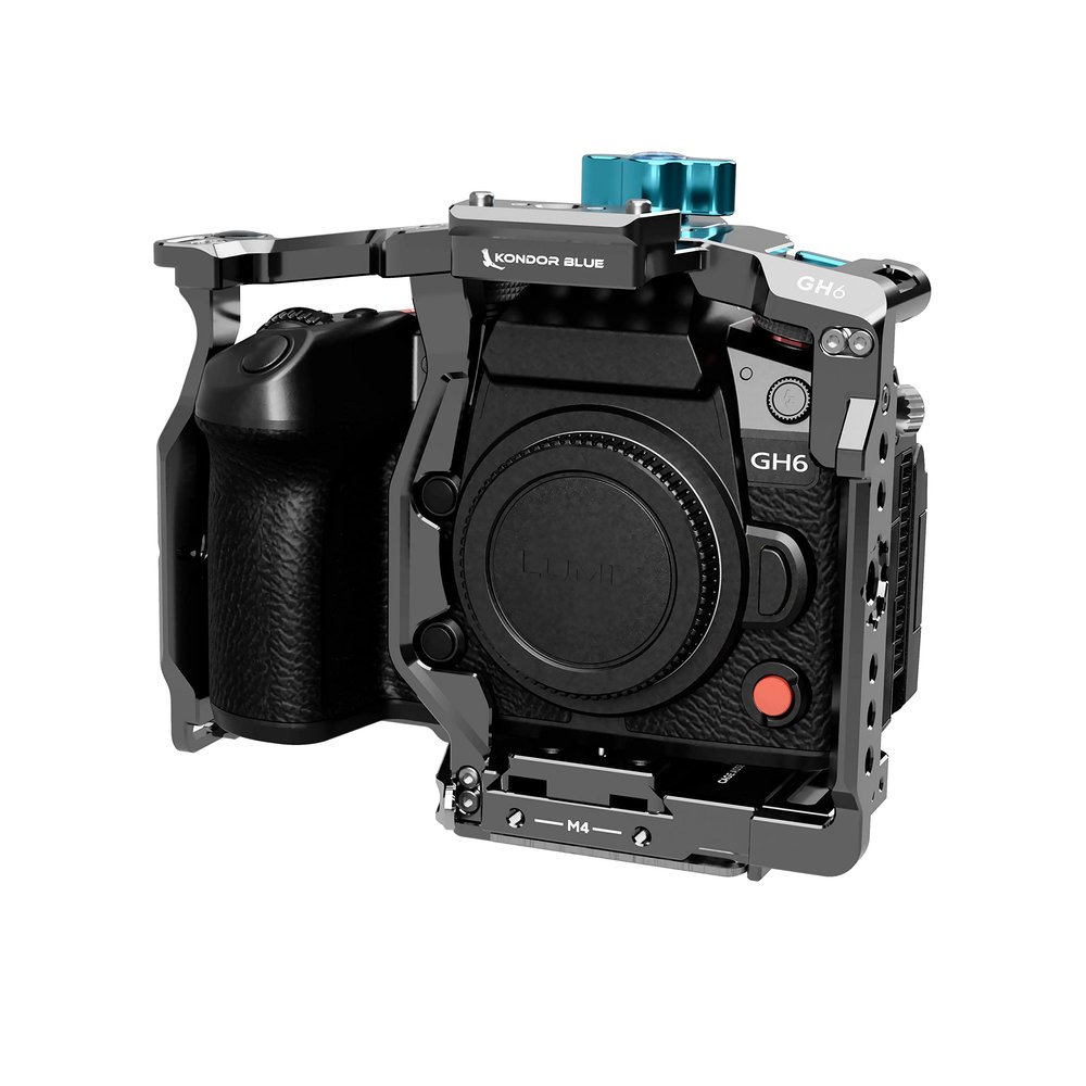 KONDOR BLUE | Cage Only for Panasonic LUMIX GH7/GH6 Cage | Space Gray