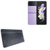 BoxWave Keyboard Compatible with Samsung Galaxy Z Flip 4 - SlimKeys Bluetooth Keyboard, Portable Thin with Chiclet-Style Keys - Jet Black view 1