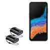 BoxWave Cable Compatible with Samsung Galaxy XCover6 Pro - USB-C to A PortChanger (2-Pack), USB Type-C OTG USB Portable Keychain - Slate Black view 1