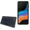 BoxWave Keyboard Compatible with Samsung Galaxy XCover6 Pro - SlimKeys Bluetooth Keyboard - with Backlight, Portable Slim LED 7 Colors - Jet Black view 1