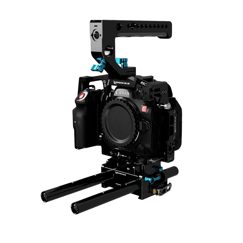 Kondor Blue CR5C-BRig-Bk Compatible with Canon R5C, Base Rig, Raven Black