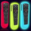 3 Pack Cover for Dish Network Remote, Case for Dish TV Remote Control 52.0/54.0 Replacement, Silicone Skin Sleeve Glow in The Dark Green Blue Red view 1