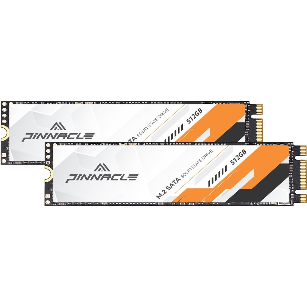 Timetec 512GBx2 (2 Pack) SSD 3D NAND SATA III 6Gb/s M.2 2280 NGFF Read Speed Up to 550MB/s SLC Cache Performance Boost Internal Solid State Drive for PC Computer Laptop and Desktop (Pinnacle)