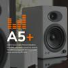Audioengine A5 White 150W Powered Bookshelf Speakers and S6 Subwoofer with Remote view 3