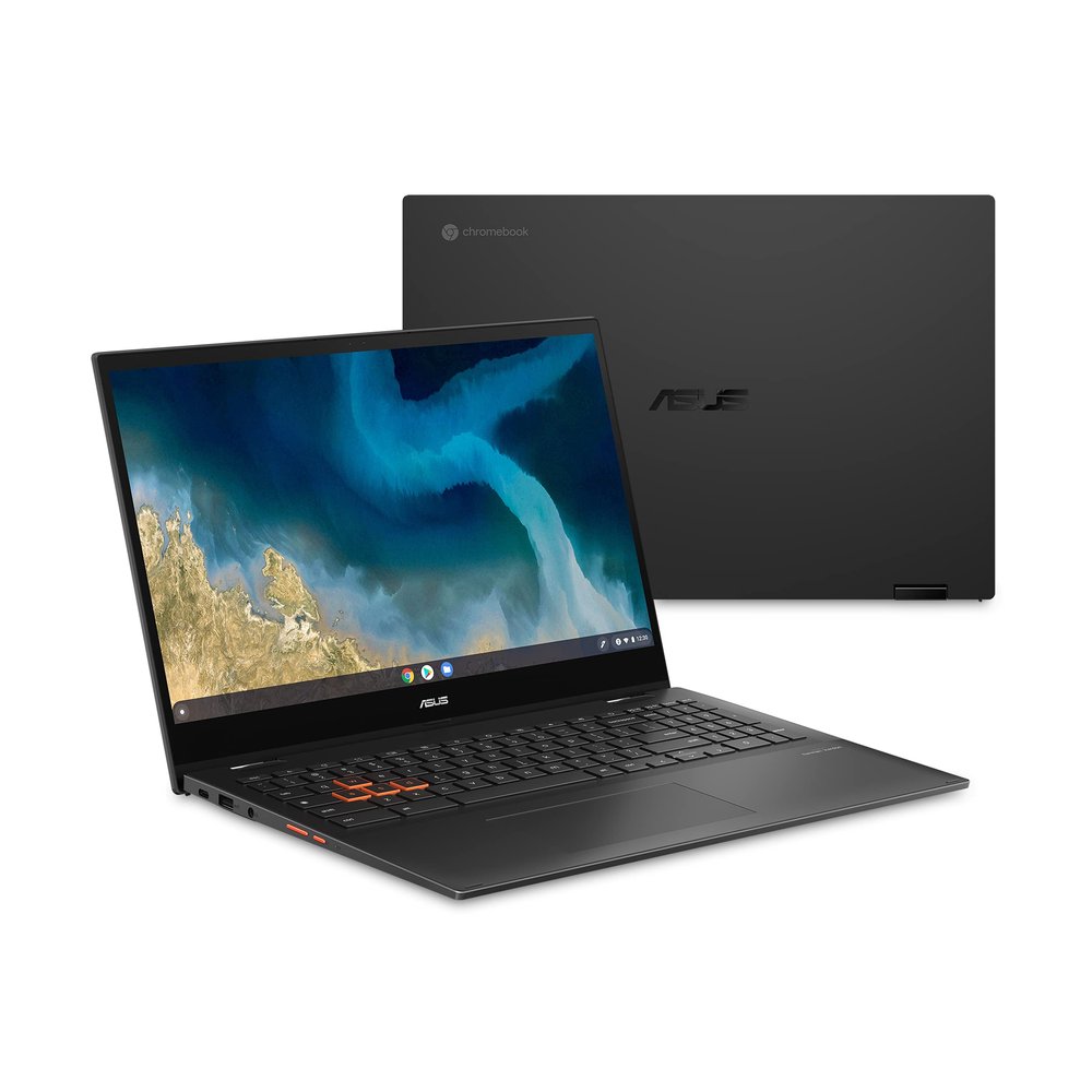 ASUS Chromebook Flip CM5, 15.6" Touchscreen Full HD NanoEdge Display, AMD Ryzen 3 3250C, 64GB eMMC, 4GB RAM, Wi-Fi 5, Chrome OS, Aluminum, Mineral Gray, CM5500FDA (Renewed)
