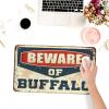 Mouse Pad with Funny Sayings Beware of Buffalo Mouse Pad Sarcastic Mouse Pad Crazy Mouse Pad (Size : 36X60CM) view 2