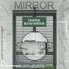 Liyadolaam Bathroom Mirror Ceiling Hanging Floating Round Mirror, Bedrooms and Living Room Modern Decor, Dressers Vanity Make-up Mirrors with Ceiling Mounted Boom (Size : Diameter-40CM/15.7INCH) view 3