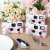 10 Pack Disposable Camera for Wedding Bulk, 34mm Single Use Camera Bulk with Flash White and Black Film for Gathering Wedding Travel view 2