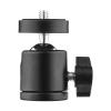 Andoer Mini Ball Head Swivel Tripod Head Adapter Mounting Base 360 Degree Swivel with Universal 1/4 Inch Screw Mounts for DSLR ILDC Camera DV Tripod Monopod view 1