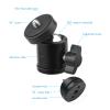 Andoer Mini Ball Head Swivel Tripod Head Adapter Mounting Base 360 Degree Swivel with Universal 1/4 Inch Screw Mounts for DSLR ILDC Camera DV Tripod Monopod view 3