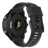 Senter 22mm Soft Rubber Without Quick Release Replacement Band for Garmin Forerunner 955/Forerunner 945/Forerunner 935 Smart Watch(Black Buckle) view 2