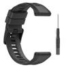 Senter 22mm Soft Rubber Without Quick Release Replacement Band for Garmin Forerunner 955/Forerunner 945/Forerunner 935 Smart Watch(Black Buckle) view 3