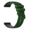 Senter 22mm Soft Rubber Small Plaid Replacement Band for Garmin vivoactive 4/Forerunner 255 Smart Watch view 3