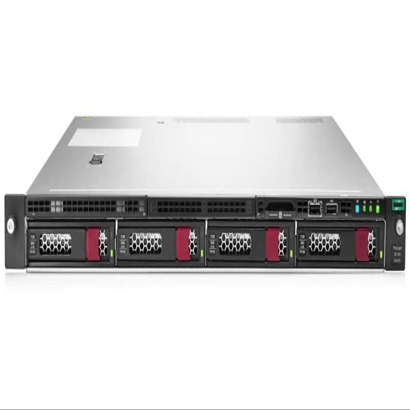 HP DL160 G10 4-Bay 3.5" Server | 2X Gold 5120 2.2GHz 14-Core CPU (28 Cores Total) | 64GB DDR4 RAM | 2X 2TB SATA HDD | 2x1GbE NIC | 2X PSU | (Renewed)