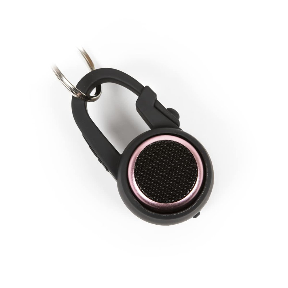 Fashionit Small Clip-On Holder Carabiner Designed to fit a U Micro Speaker, Portable, Travel-Friendly, Black, Water Resistant, Durable, Speaker not Included