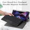 KMXDD Magnetic Keyboard Case Compatible with iPad 6th 5th Generation Air 2 Pro 9.7 inch Clear Case Touchpad Keyboard Portrait Mode Detachable Keyboard,DarkGreen view 4