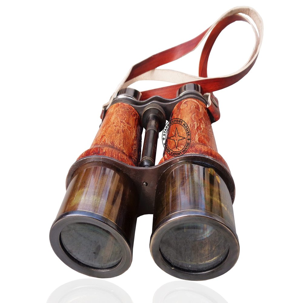 6 inch Antique Brass Design Traveling Telescope Binoculars Monocular 30X Best for Gift