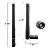 Rydocyee WiFi Antenna PC Bluetooth Antenna, WiFi 6 Dual Band 2.4Ghz 5Ghz 5.8Ghz 3dBi with RP-SMA Male (with No Pin) for Gaming Motherboard, RV Camera, Mini PCIE M.2 Wireless Card, Router -2 Pack view 2