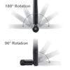 Rydocyee WiFi Antenna PC Bluetooth Antenna, WiFi 6 Dual Band 2.4Ghz 5Ghz 5.8Ghz 3dBi with RP-SMA Male (with No Pin) for Gaming Motherboard, RV Camera, Mini PCIE M.2 Wireless Card, Router -2 Pack view 4