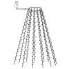 vidaXL Blue LED Christmas Tree Net Lights with 210 High-Powered LEDs, 8 Lighting Effects, Water- for Indoor/Outdoor Use, 82.7" Suitable Tree Height view 3