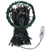vidaXL Blue LED Christmas Tree Net Lights with 210 High-Powered LEDs, 8 Lighting Effects, Water- for Indoor/Outdoor Use, 82.7" Suitable Tree Height view 4